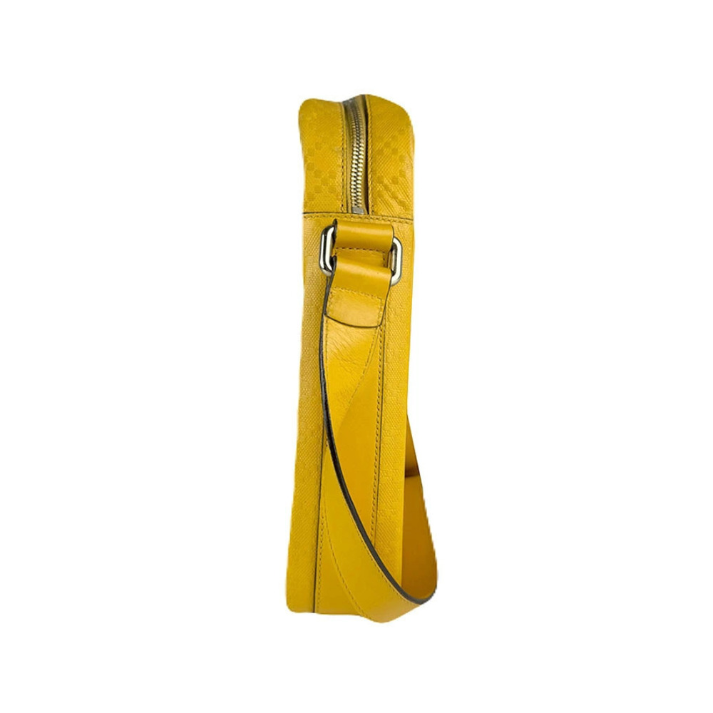 Gucci Gold Leather Yellow Shoulder Bag Crossbody Diamante Gold Yellow